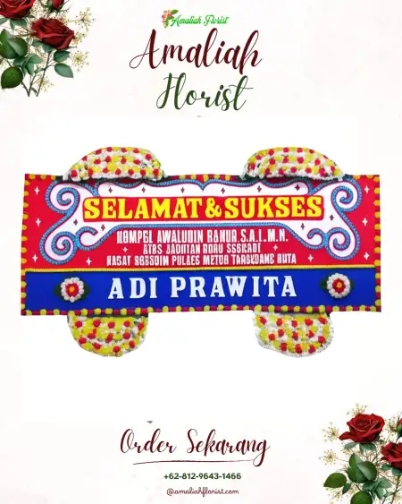 Papan Bunga Ucapan Selamat Ngagrong
